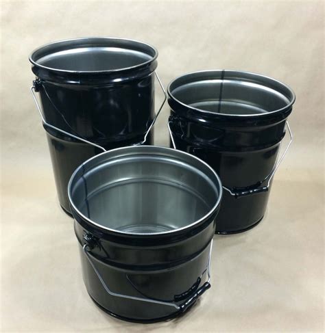 3 1 2 gallon steel pail 26 gauge sheet metal|Stainless Steel Storage Pails .